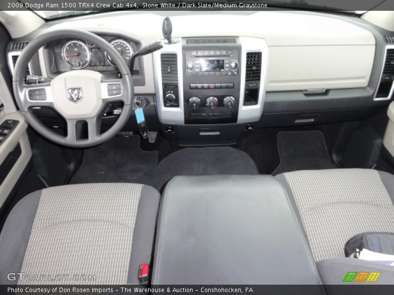 Dashboard of 2009 Ram 1500 TRX4 Crew Cab 4x4