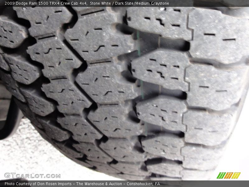 Stone White / Dark Slate/Medium Graystone 2009 Dodge Ram 1500 TRX4 Crew Cab 4x4