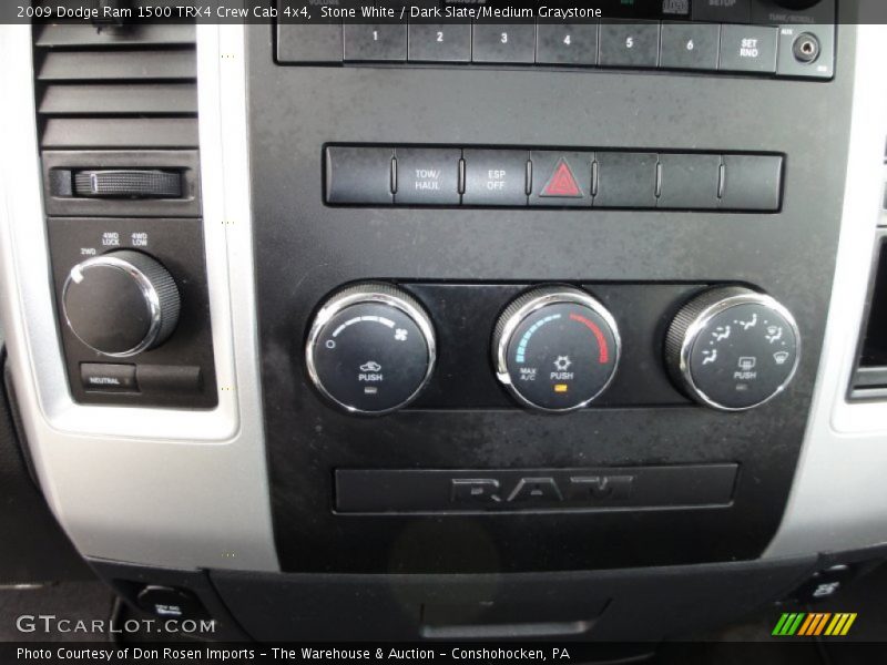 Controls of 2009 Ram 1500 TRX4 Crew Cab 4x4