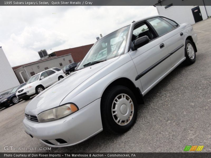 Quick Silver Metallic / Gray 1995 Subaru Legacy L Sedan