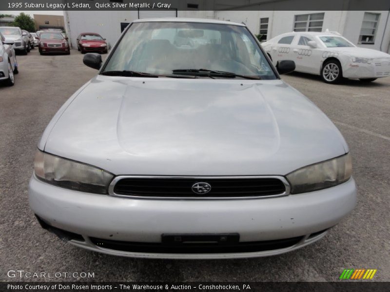 Quick Silver Metallic / Gray 1995 Subaru Legacy L Sedan