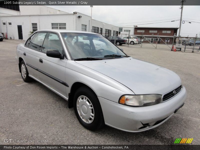 Quick Silver Metallic / Gray 1995 Subaru Legacy L Sedan