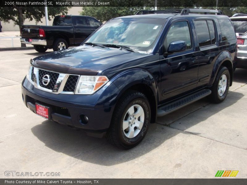 Majestic Blue Metallic / Desert 2006 Nissan Pathfinder SE