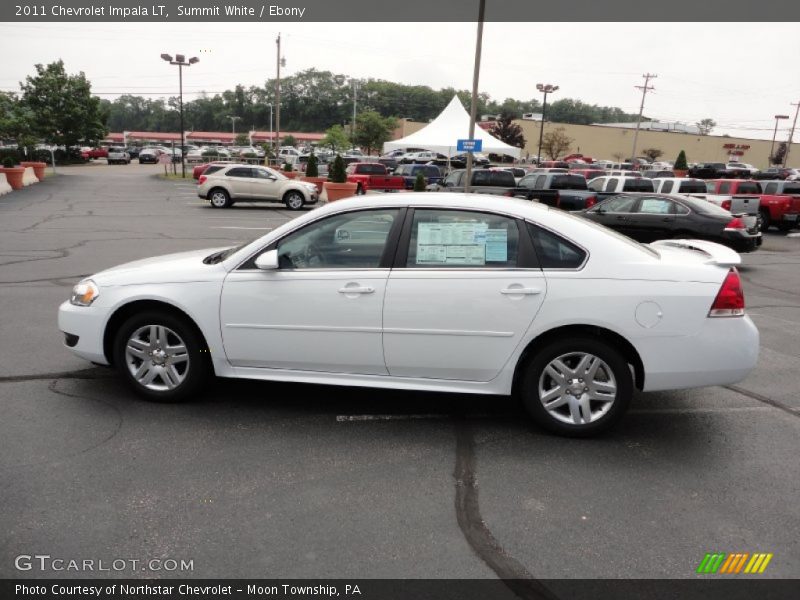 Summit White / Ebony 2011 Chevrolet Impala LT
