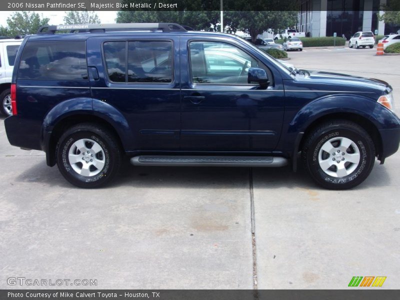 Majestic Blue Metallic / Desert 2006 Nissan Pathfinder SE