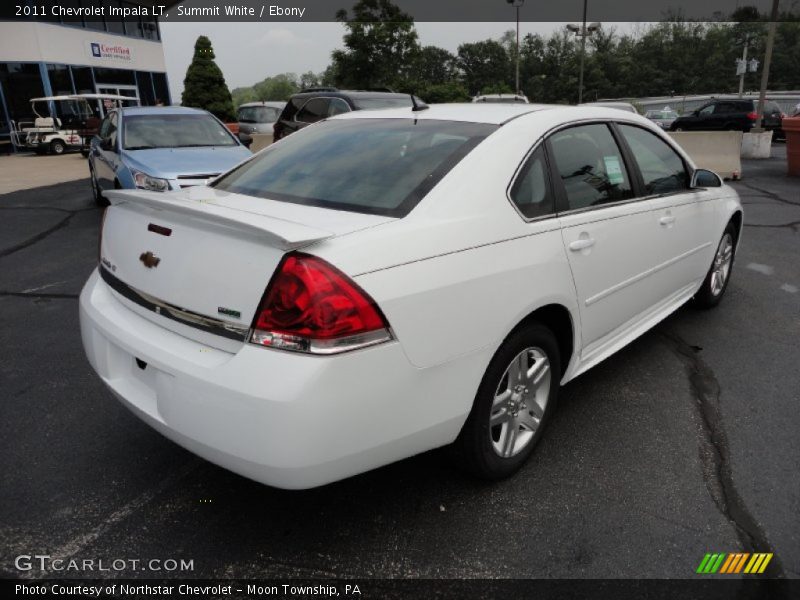Summit White / Ebony 2011 Chevrolet Impala LT