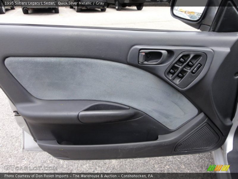 Quick Silver Metallic / Gray 1995 Subaru Legacy L Sedan