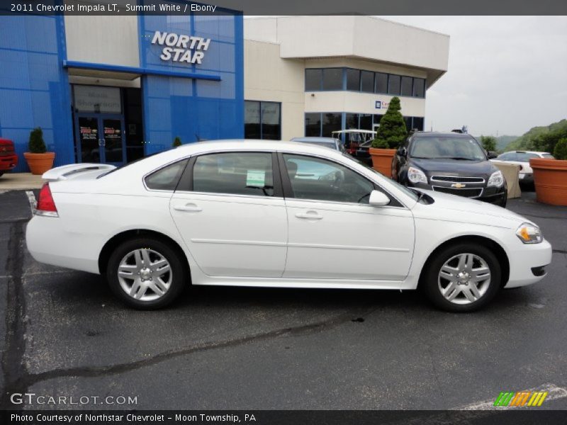 Summit White / Ebony 2011 Chevrolet Impala LT