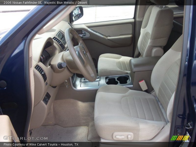 Majestic Blue Metallic / Desert 2006 Nissan Pathfinder SE