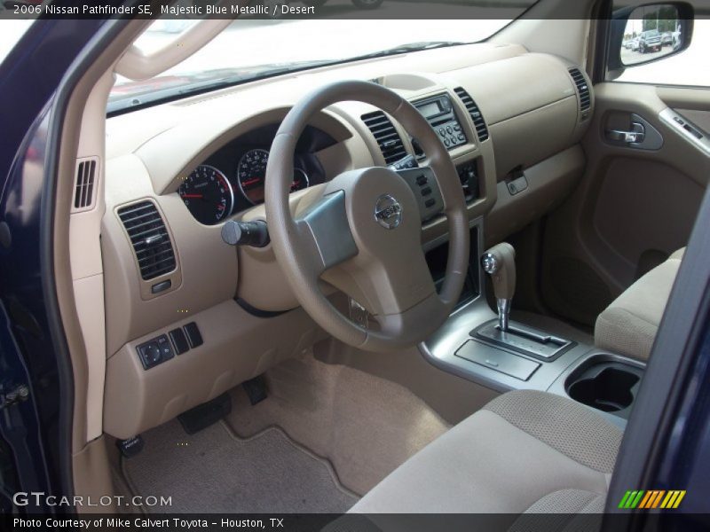 Majestic Blue Metallic / Desert 2006 Nissan Pathfinder SE