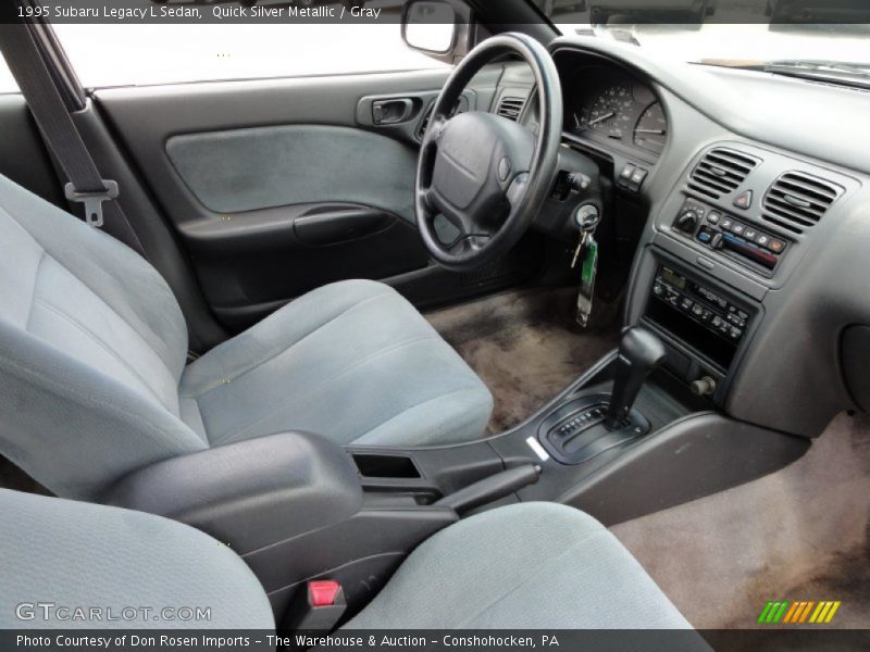 Quick Silver Metallic / Gray 1995 Subaru Legacy L Sedan