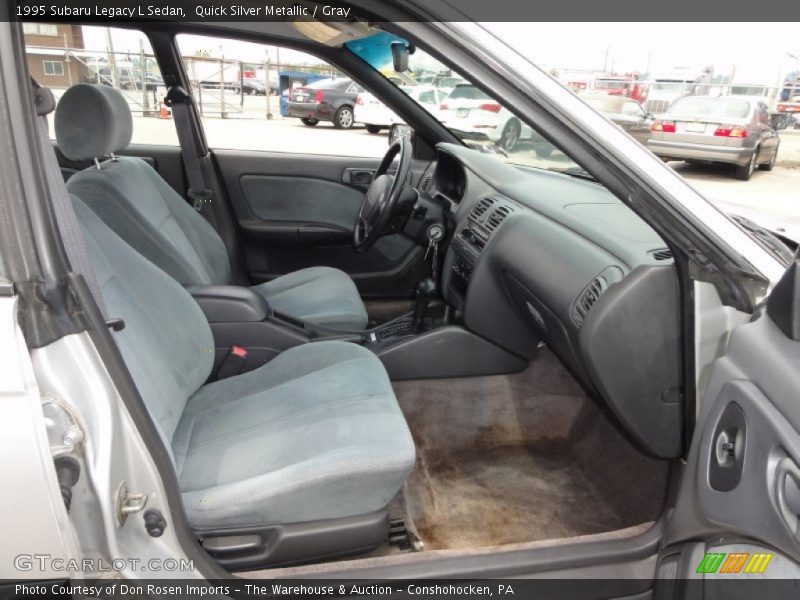 Quick Silver Metallic / Gray 1995 Subaru Legacy L Sedan