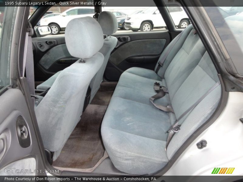 Quick Silver Metallic / Gray 1995 Subaru Legacy L Sedan