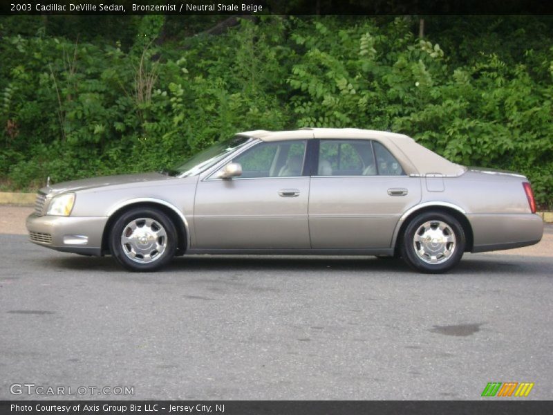 Bronzemist / Neutral Shale Beige 2003 Cadillac DeVille Sedan