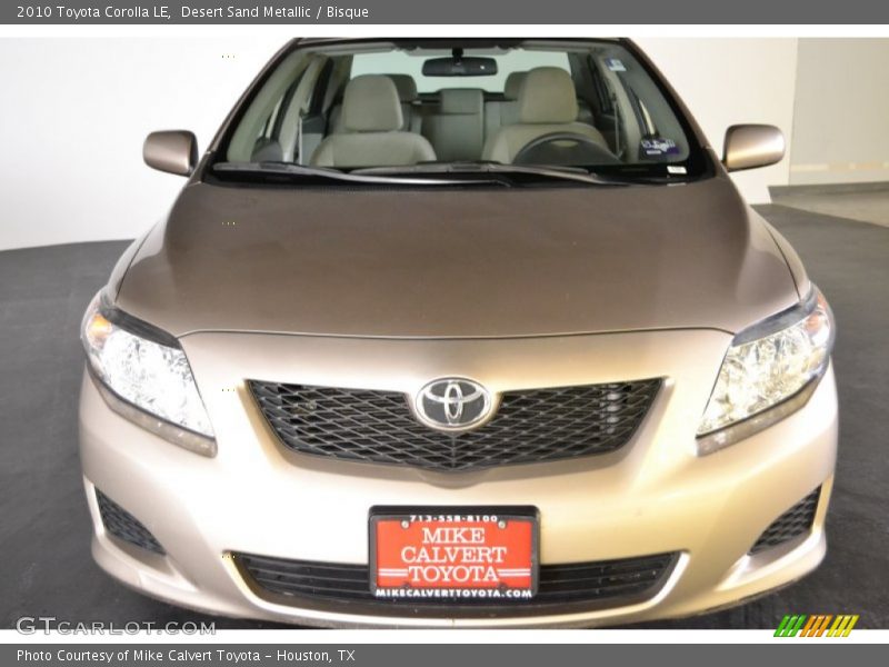 Desert Sand Metallic / Bisque 2010 Toyota Corolla LE