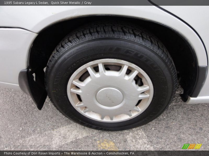 Quick Silver Metallic / Gray 1995 Subaru Legacy L Sedan
