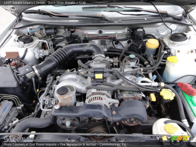 Quick Silver Metallic / Gray 1995 Subaru Legacy L Sedan