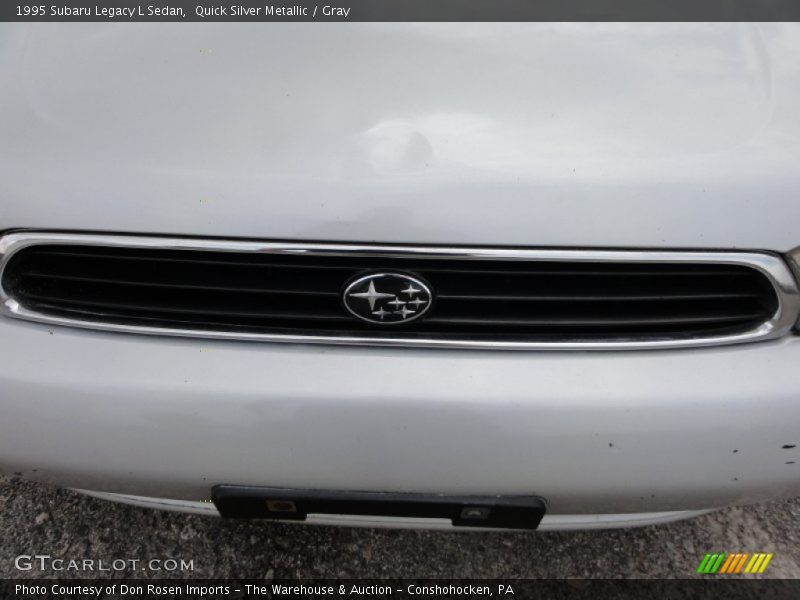 Quick Silver Metallic / Gray 1995 Subaru Legacy L Sedan