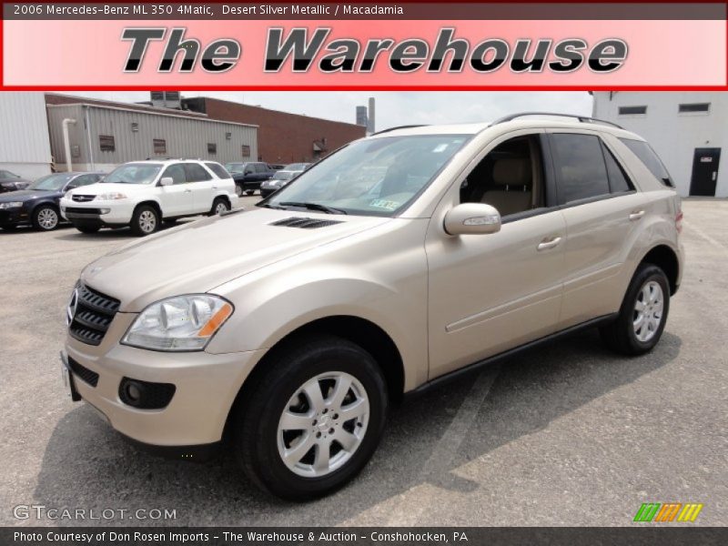 Desert Silver Metallic / Macadamia 2006 Mercedes-Benz ML 350 4Matic