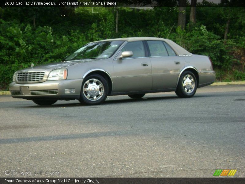 Bronzemist / Neutral Shale Beige 2003 Cadillac DeVille Sedan