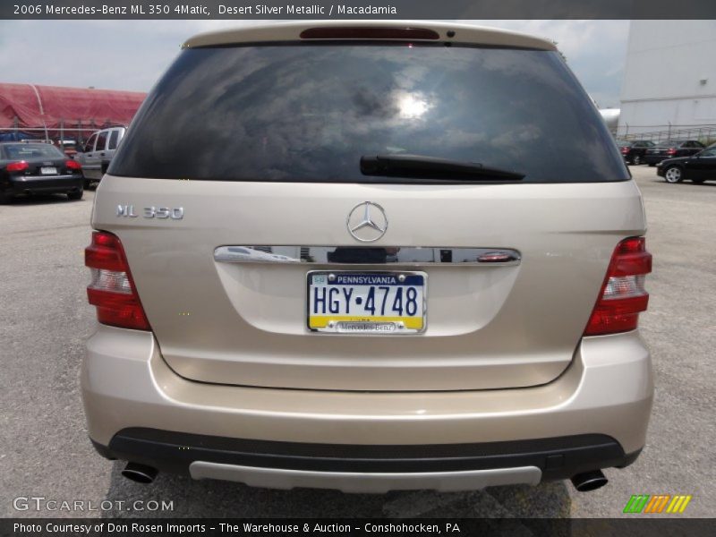 Desert Silver Metallic / Macadamia 2006 Mercedes-Benz ML 350 4Matic