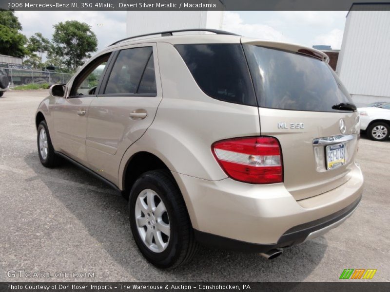 Desert Silver Metallic / Macadamia 2006 Mercedes-Benz ML 350 4Matic