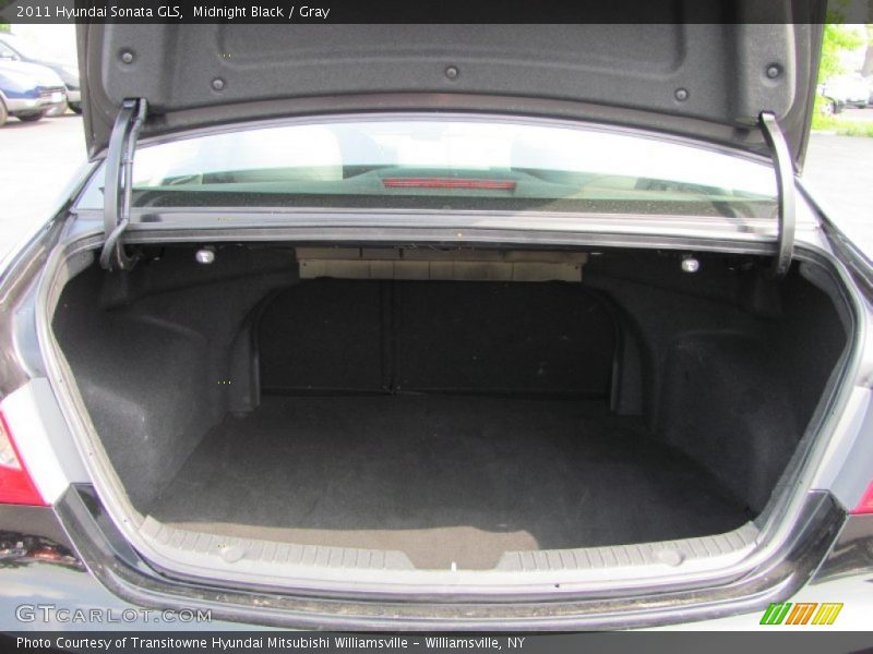 Midnight Black / Gray 2011 Hyundai Sonata GLS