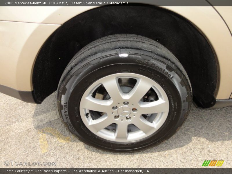 Desert Silver Metallic / Macadamia 2006 Mercedes-Benz ML 350 4Matic
