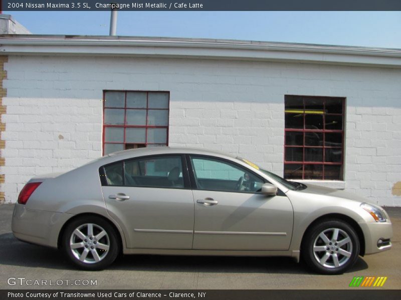 Champagne Mist Metallic / Cafe Latte 2004 Nissan Maxima 3.5 SL