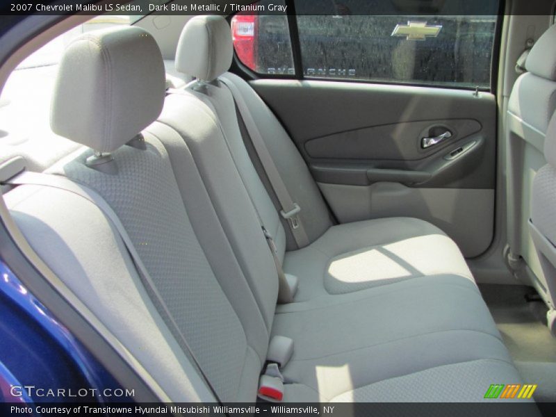 Dark Blue Metallic / Titanium Gray 2007 Chevrolet Malibu LS Sedan