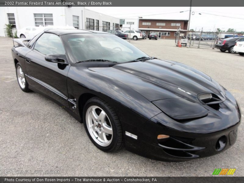 Front 3/4 View of 2002 Firebird Trans Am Coupe