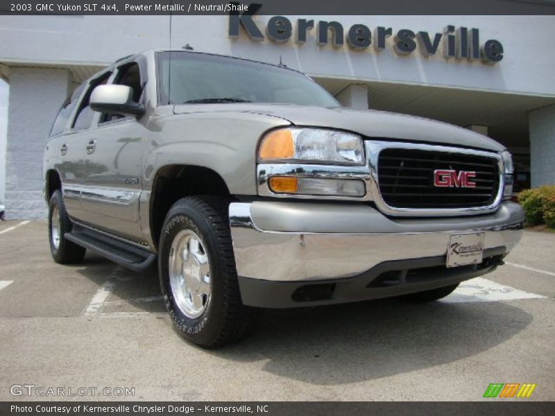 Pewter Metallic / Neutral/Shale 2003 GMC Yukon SLT 4x4