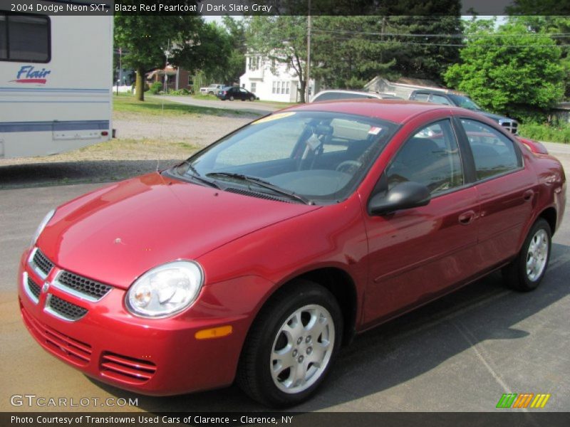 Blaze Red Pearlcoat / Dark Slate Gray 2004 Dodge Neon SXT