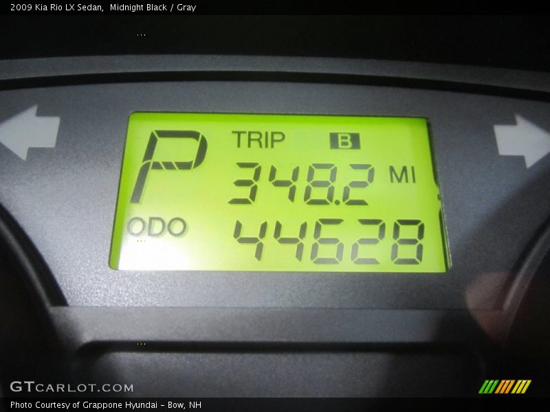 Midnight Black / Gray 2009 Kia Rio LX Sedan