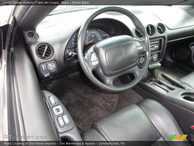  2002 Firebird Trans Am Coupe Ebony Black Interior