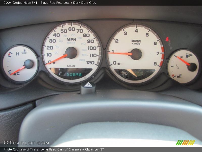 Blaze Red Pearlcoat / Dark Slate Gray 2004 Dodge Neon SXT