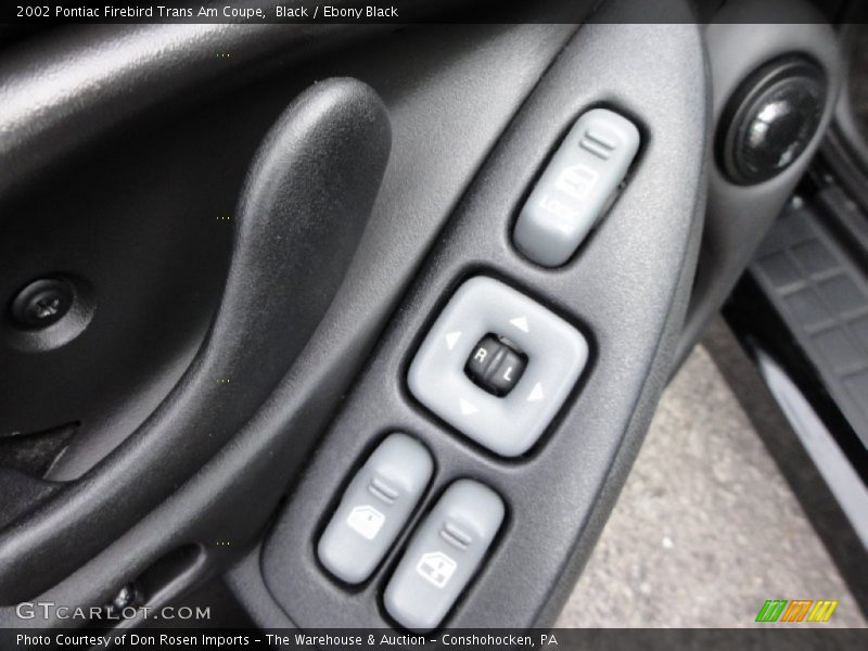 Controls of 2002 Firebird Trans Am Coupe