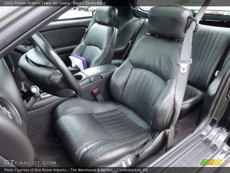  2002 Firebird Trans Am Coupe Ebony Black Interior