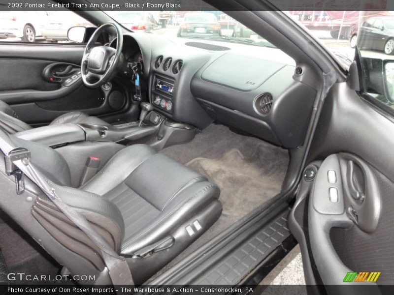  2002 Firebird Trans Am Coupe Ebony Black Interior