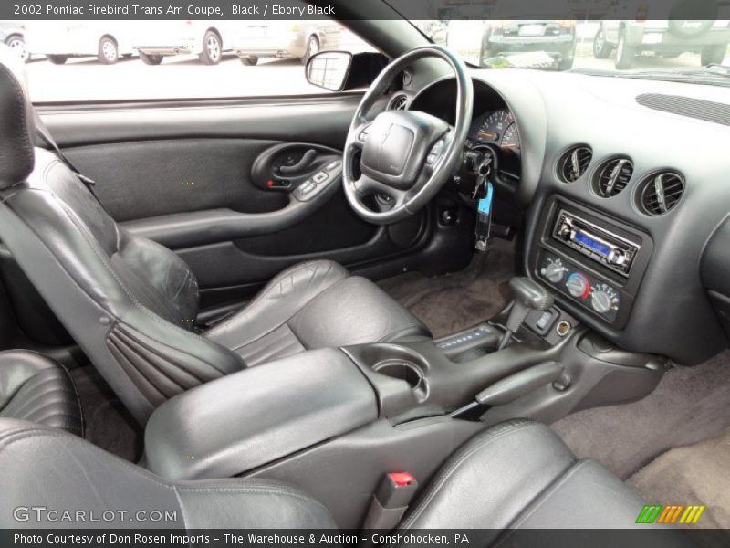  2002 Firebird Trans Am Coupe Ebony Black Interior