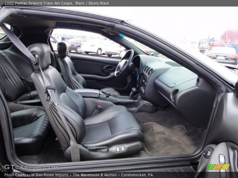  2002 Firebird Trans Am Coupe Ebony Black Interior