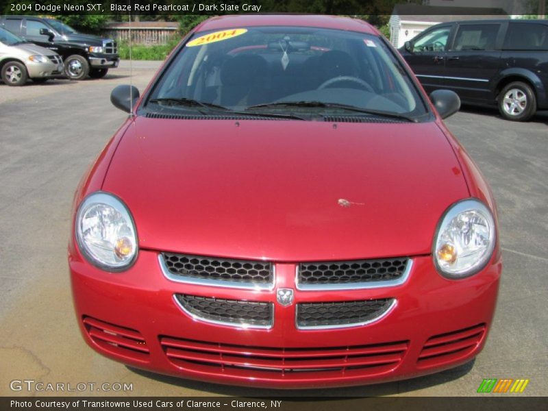 Blaze Red Pearlcoat / Dark Slate Gray 2004 Dodge Neon SXT