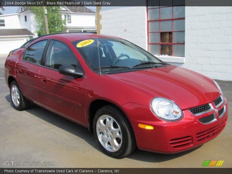 Blaze Red Pearlcoat / Dark Slate Gray 2004 Dodge Neon SXT