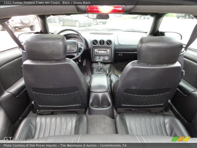  2002 Firebird Trans Am Coupe Ebony Black Interior
