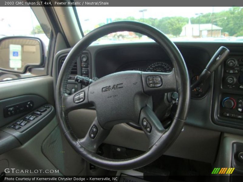 Pewter Metallic / Neutral/Shale 2003 GMC Yukon SLT 4x4