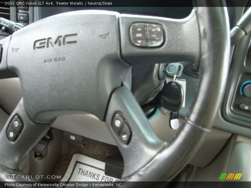 Pewter Metallic / Neutral/Shale 2003 GMC Yukon SLT 4x4