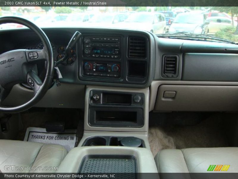 Pewter Metallic / Neutral/Shale 2003 GMC Yukon SLT 4x4