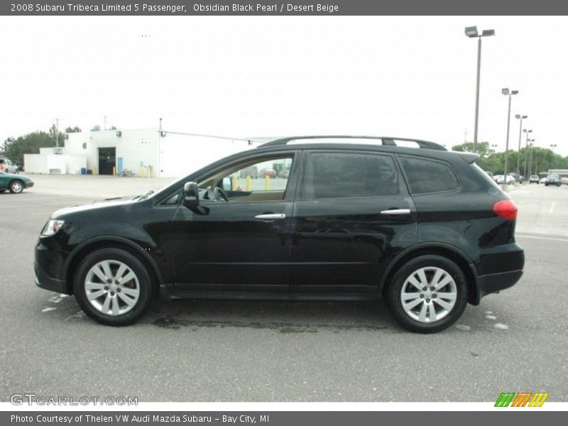 Obsidian Black Pearl / Desert Beige 2008 Subaru Tribeca Limited 5 Passenger