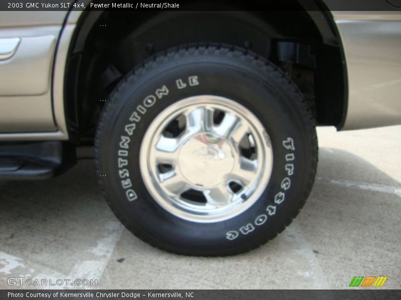 Pewter Metallic / Neutral/Shale 2003 GMC Yukon SLT 4x4