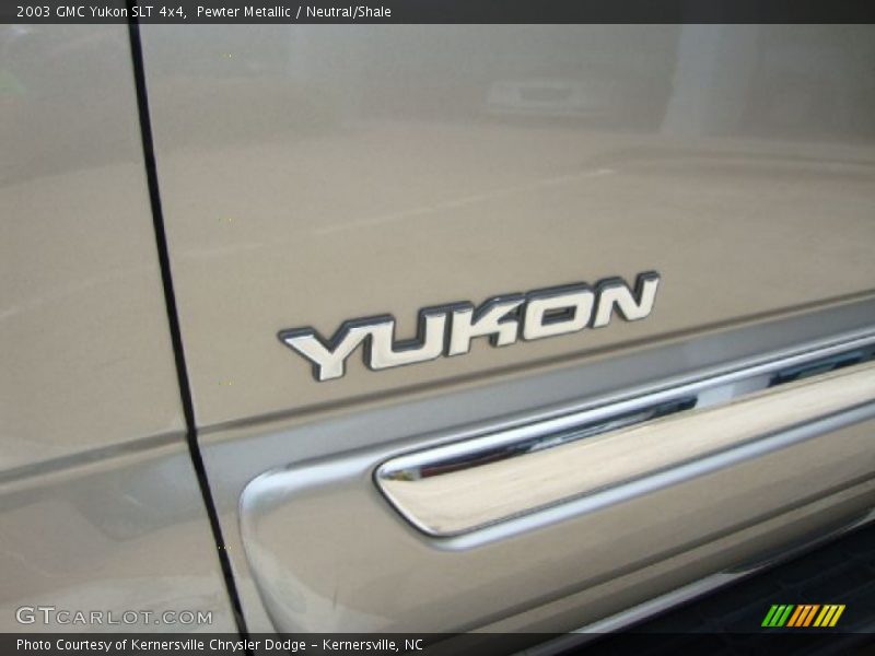 Pewter Metallic / Neutral/Shale 2003 GMC Yukon SLT 4x4